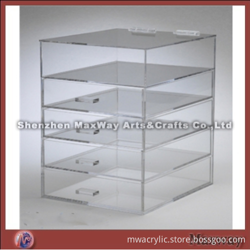 5 Tiers Acrylic Makeup Storage Case